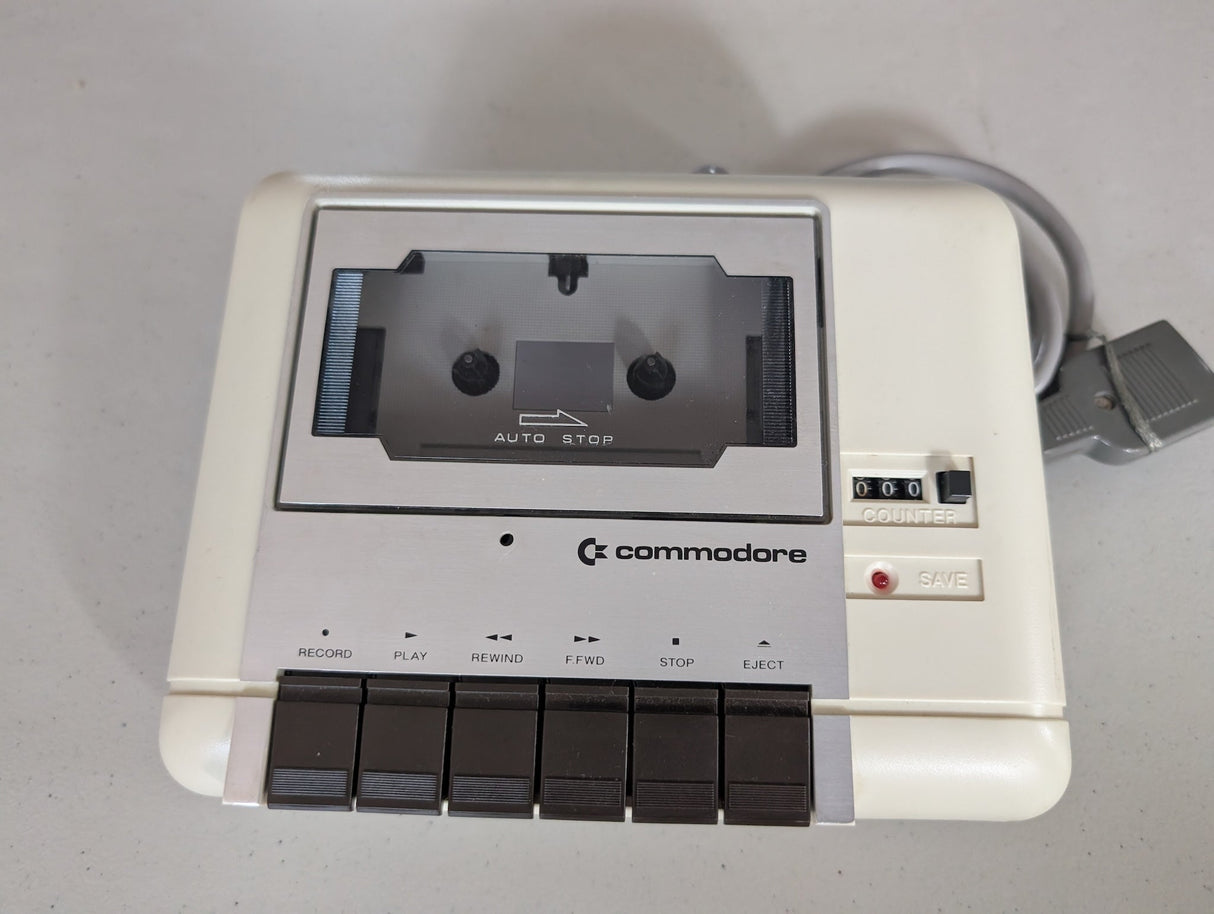 Unidad de datos Commodore Computer C2N, modelo 1530, casete