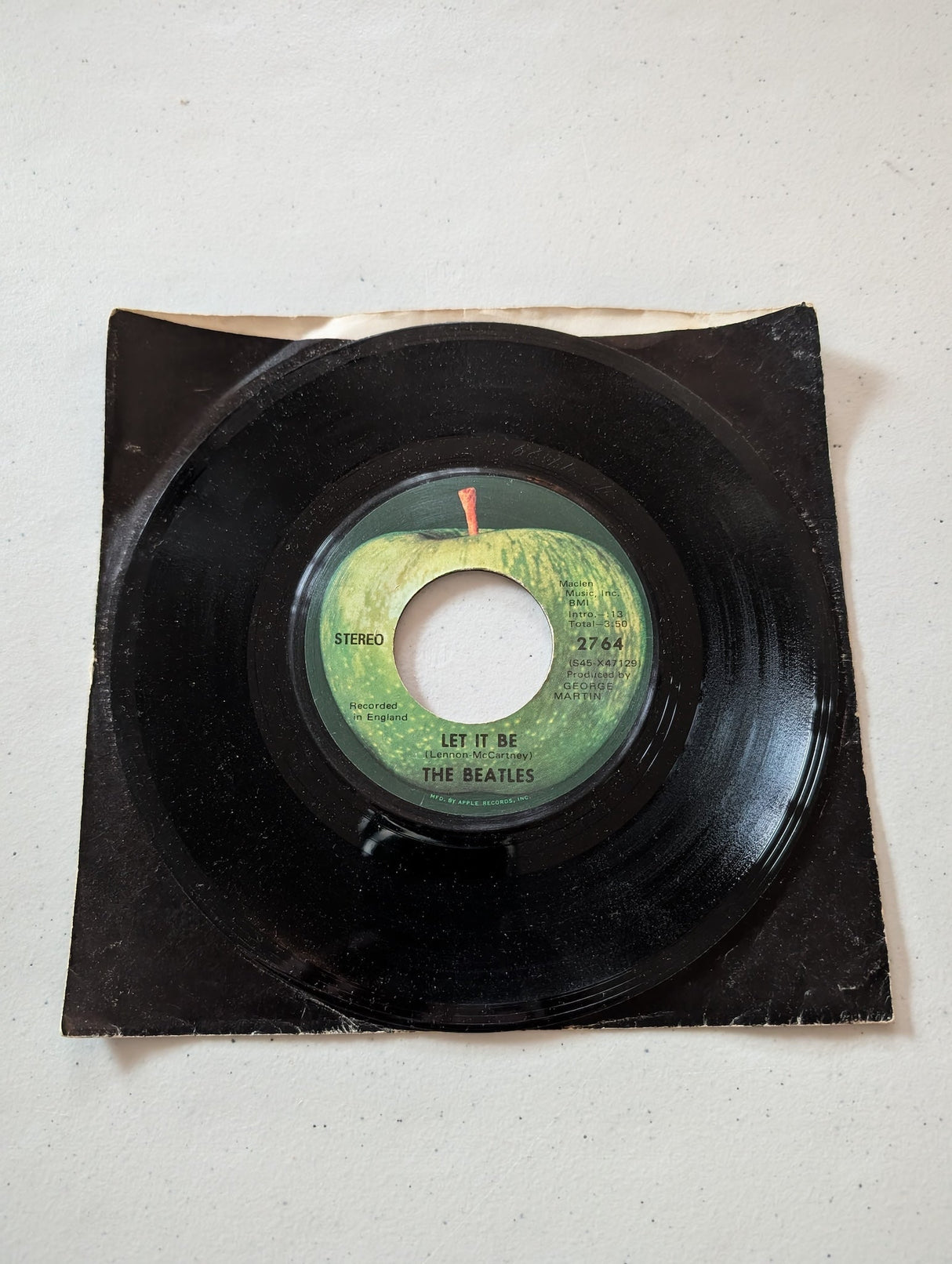 THE BEATLES - Let It Be - You Know My Name Apple Records (7 pulgadas, 45 RPM, sencillo, álbum de vinilo)