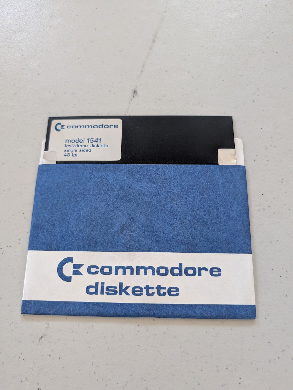 Disquete de demostración del Commodore 64 Modelo 1541