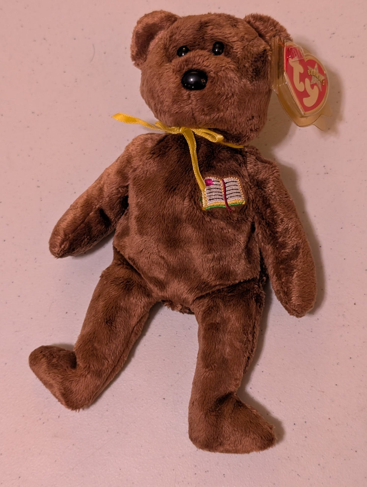 Wisdom the Bear - Ty Beanie Baby (Brown, 2000, MWMT, Plush, Toy, Stuffed Animal, Vintage, Retired)