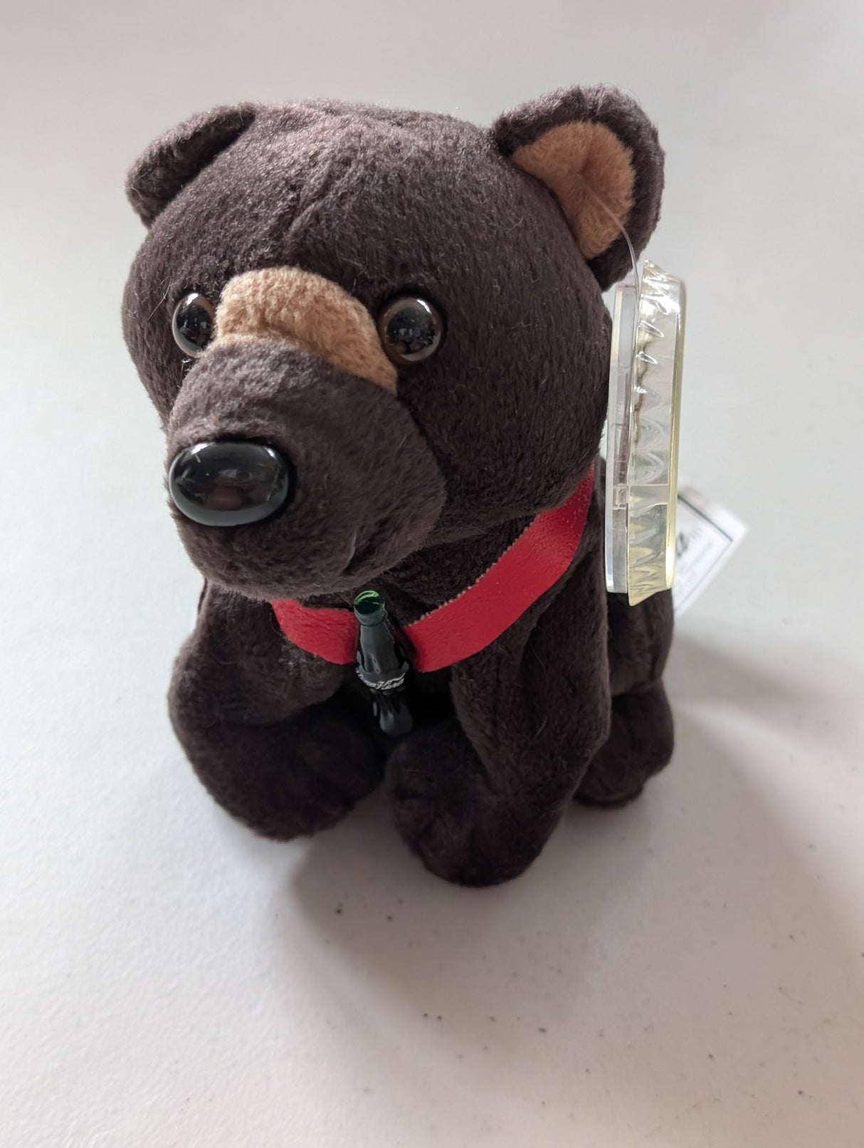 Barris The Bear Russia 1999 (Coke, Coca-Cola, Cocoa Cola International, MWMT, Vintage, Retired, with Tag, VTG, Stuffed Animal, Plush, Toy, Bean Bag)