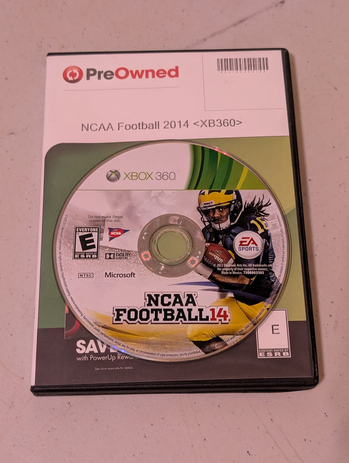Fútbol americano NCAA 14 (Xbox 360, 2013)