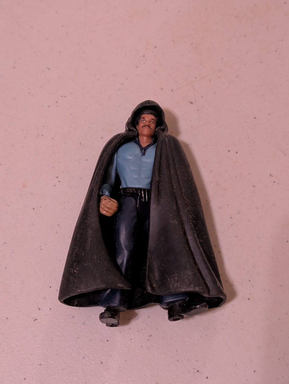 Figura de acción de Lando Calrissian, vintage de 1995, Kenner Star Wars POTF (figura de acción, ciencia ficción/fantasía, coleccionable, vintage, suelta, con piezas faltantes, incompleta)