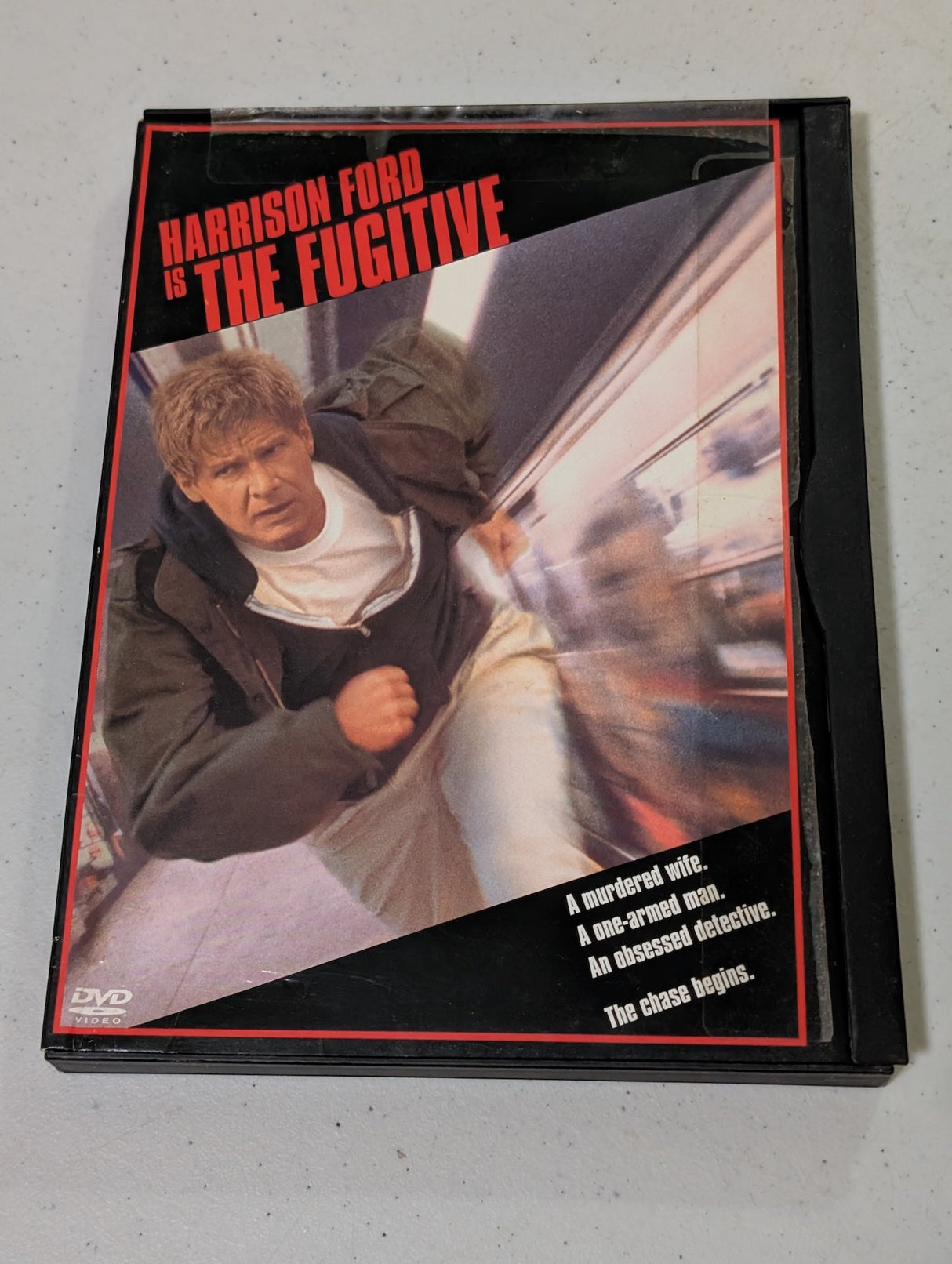 The Fugitive Harrison Ford Tommy Lee Jones DVD Warner Bros 1997(movie, DVD)