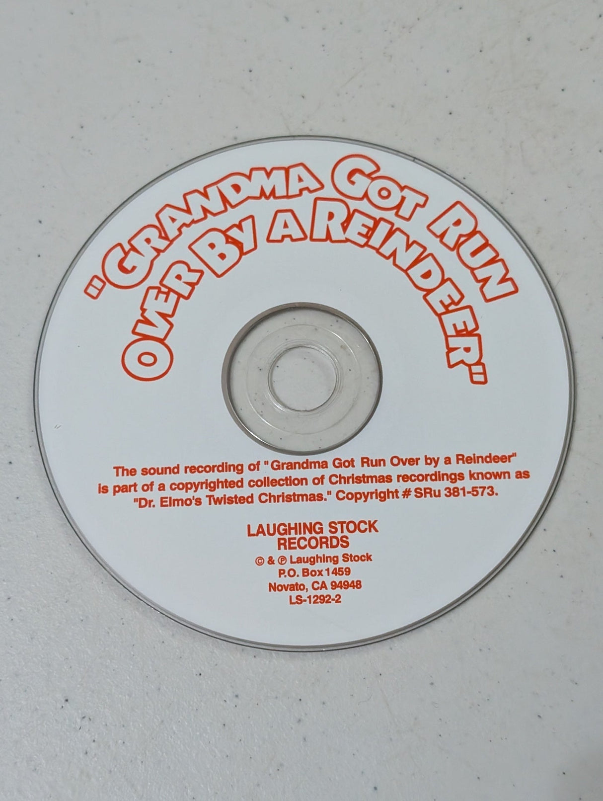 Dr. Elmo - Grandma Got Run Over By A Reindeer (Pop, Folk, World, & Country, CD, 1992)