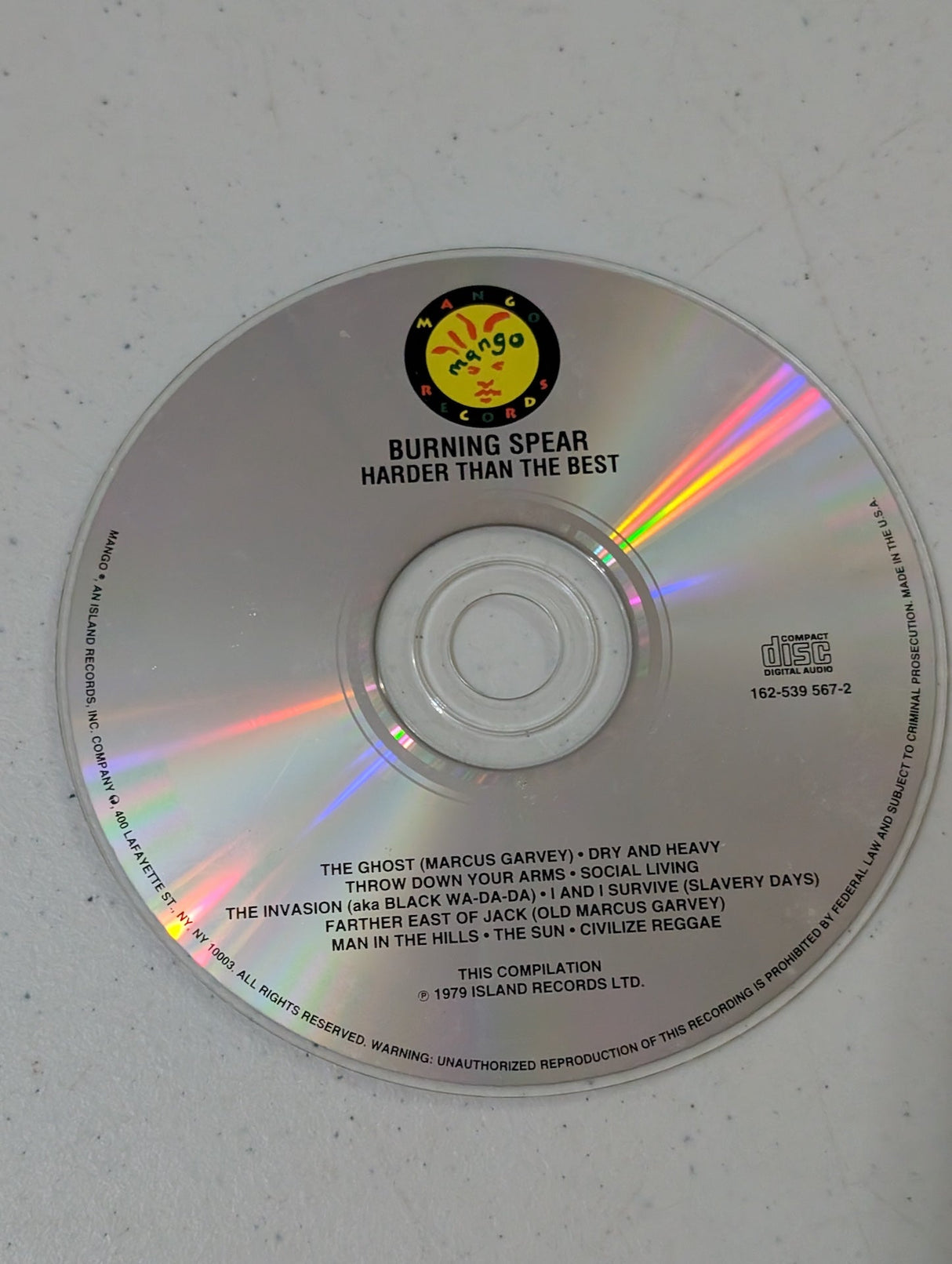 Burning Spear - Más duro que el mejor (Reggae, CD, 1979)