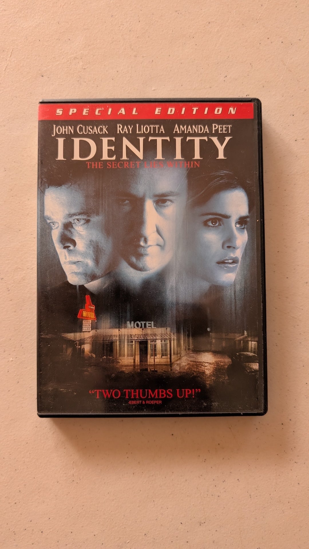 Identidad (DVD, 2003, R) John Cusack, Ray Liotta, Amanda Peet