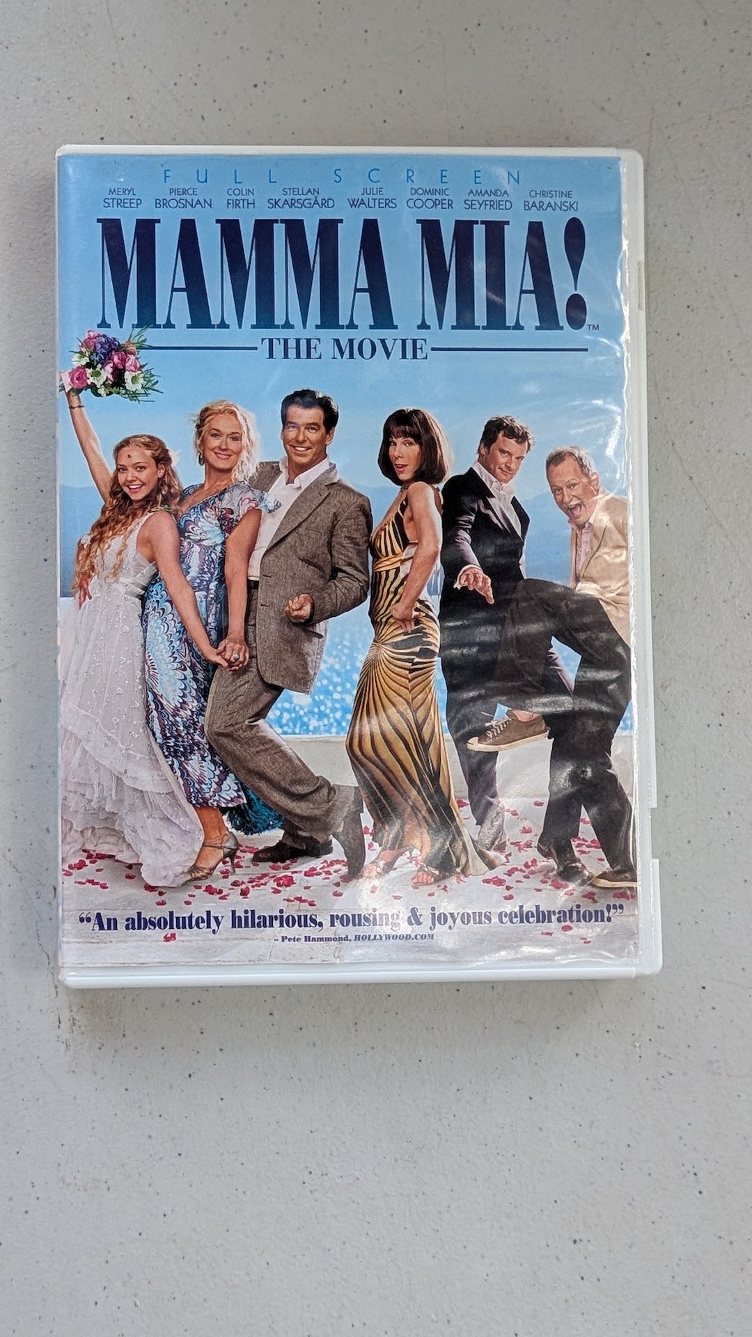Mamma Mia! The Movie (DVD, 2008, PG-13) Meryl Streep, Pierce Brosnan, Amanda Seyfried