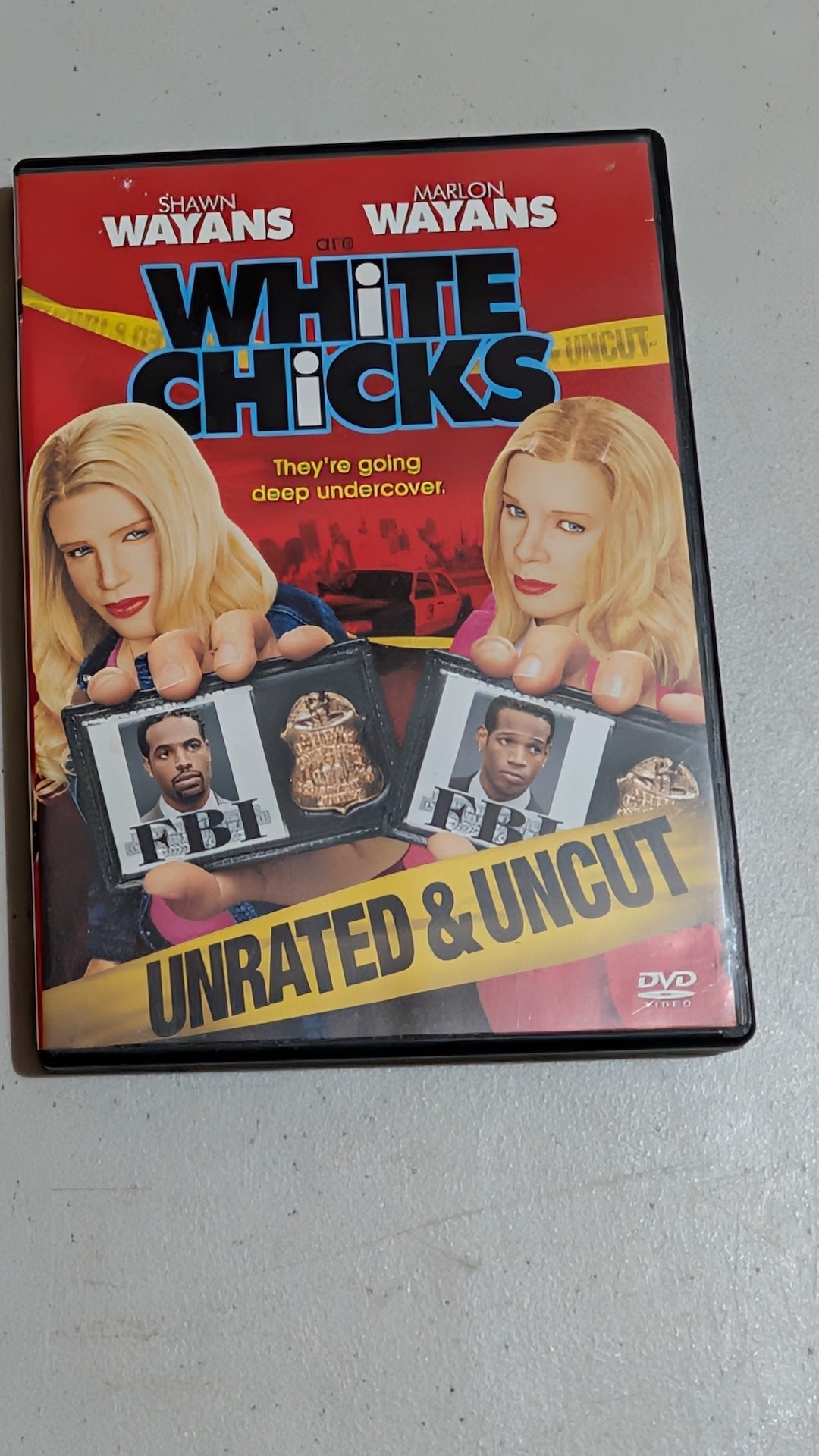White Chicks (sin clasificación ni cortes) (DVD, 2004, sin clasificación) Shawn Wayans, Marlon Wayans, Jaime King