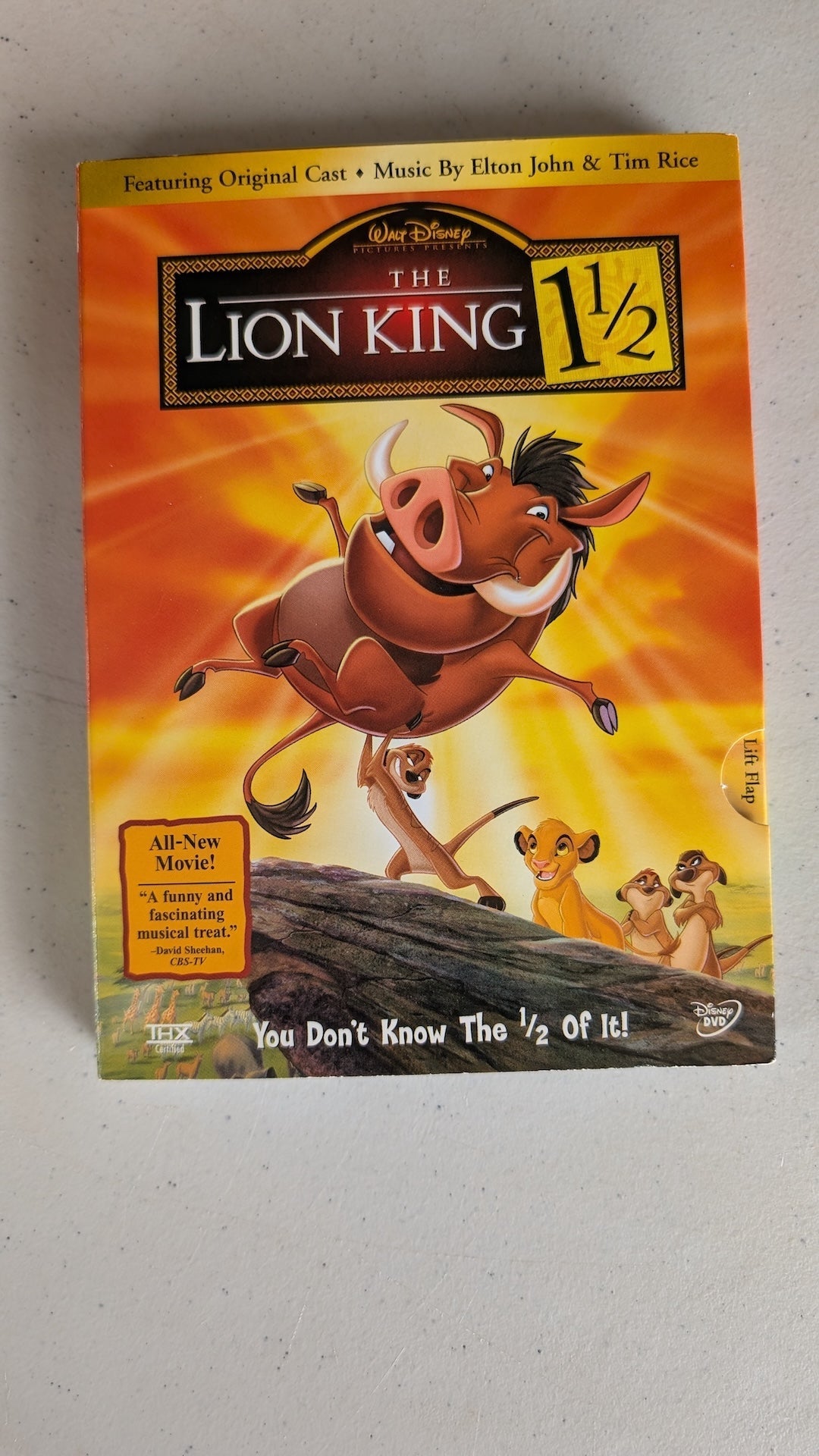 El Rey León 1 1/2 (DVD, 2004, G) Nathan Lane, Ernie Sabella, Matthew Broderick