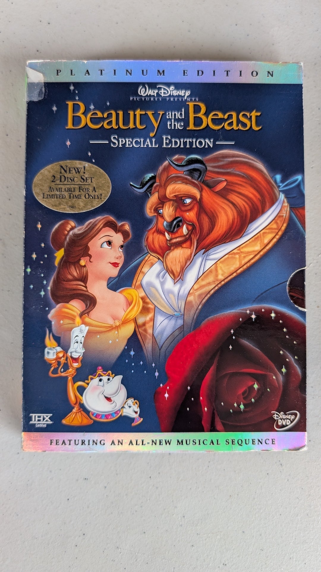 Beauty and the Beast (DVD, 1991, G) Paige O'Hara, Robby Benson, Richard White