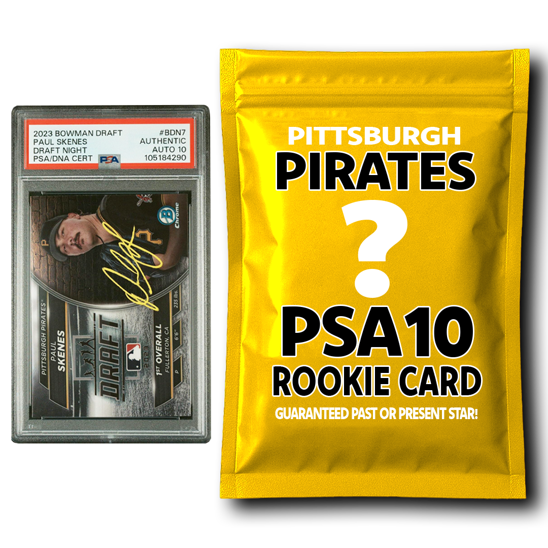 Pittsburgh Pirates PSA 10 Graded Rookie Card Mystery Pack