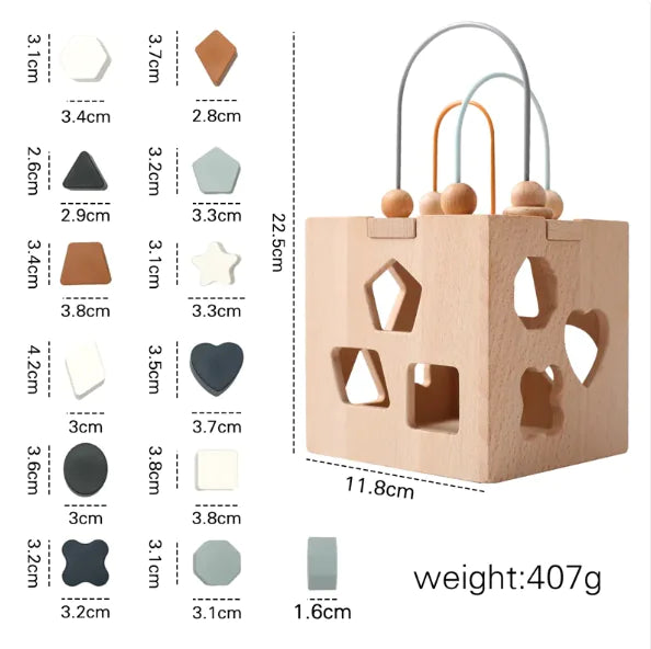 Children's Wooden Geometric Box Puzzle Toys - Lootquake