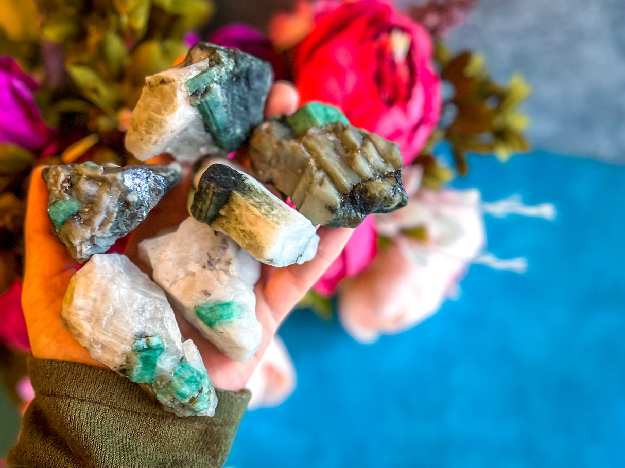 Raw Emerald Specimens