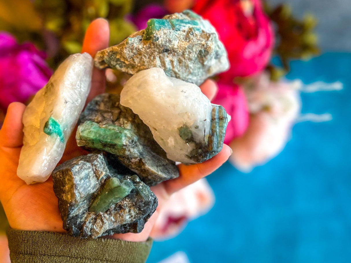 Raw Emerald Specimens