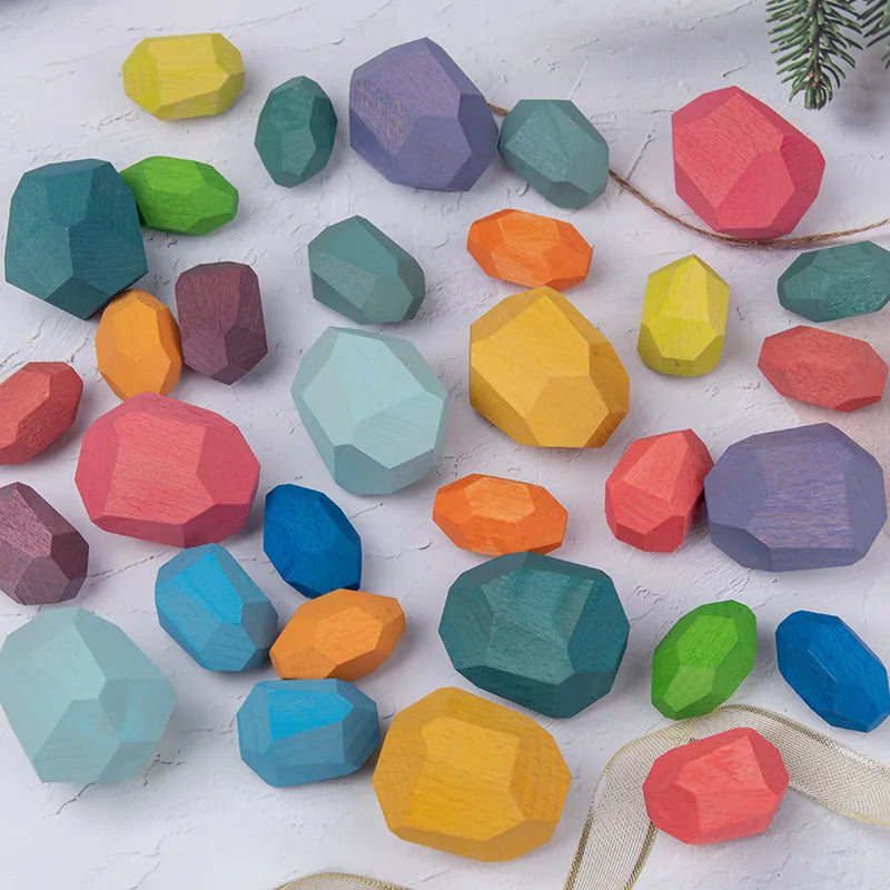 Children's colorful Jagged Stone Toys - Lootquake