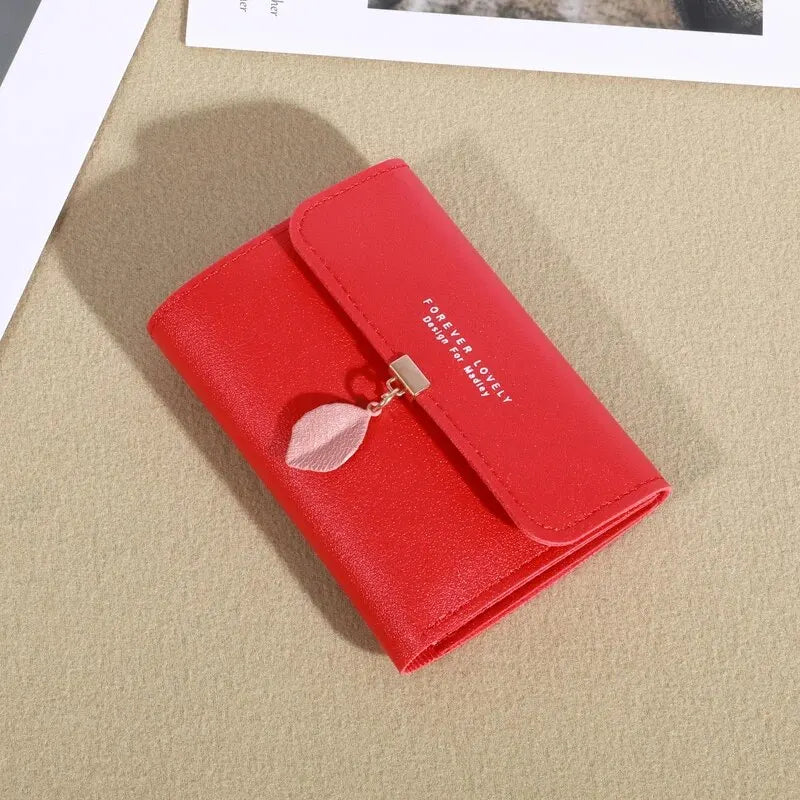 Trifold Clutch Coin Purse, Minimalist Credit Card Holder, Women's Casual Wallet - Lootquake