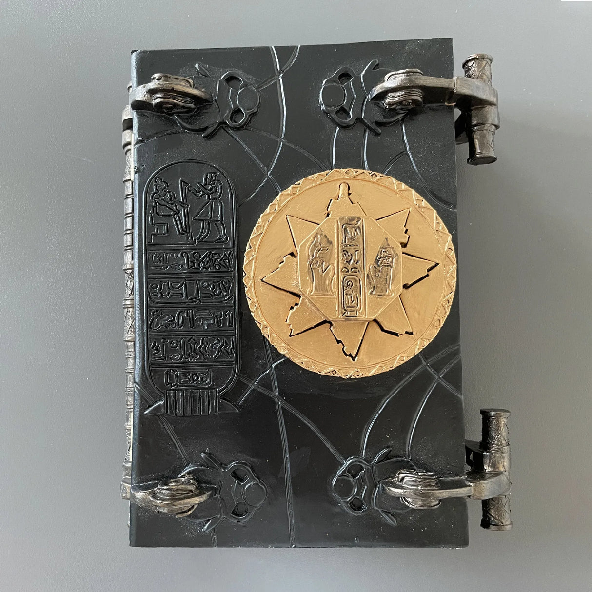 The Book of The Dead Ancient Egypt Home Decor Magic Book Mummy Prop Handcraft Resin Ornament Halloween Easter Desktop Decoration - Lootquake