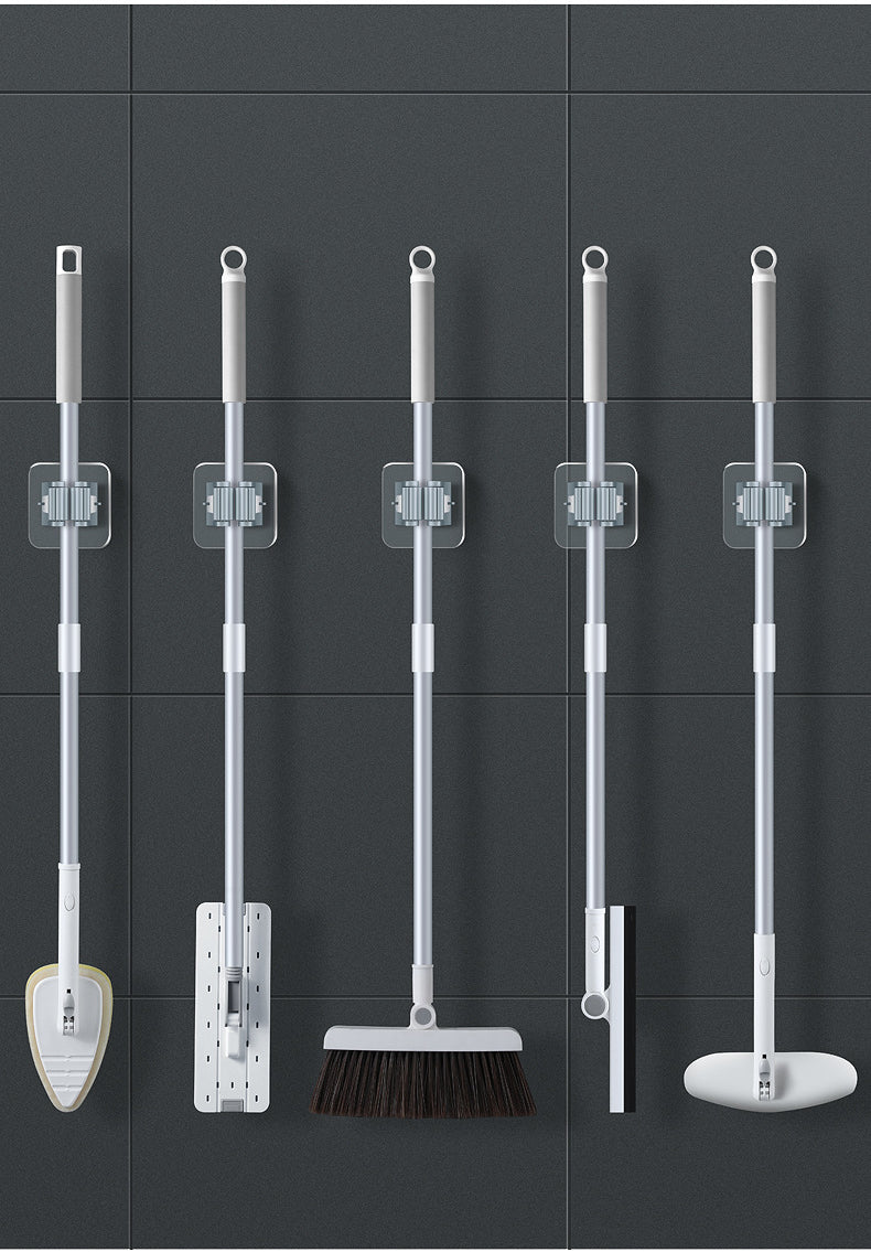 Lot de 2 ou 4 supports de rangement pour salle de bain, ventouses, crochets sans traces, fixation murale, support pour balai, étanche