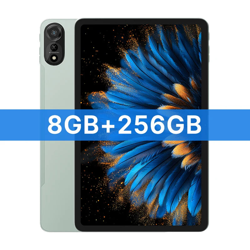 Tablettes Blackview MEGA 2 12 pouces 2K écran Widevine L1 24 Go (8 + 16) Android 15 256 Go 9000 mAh AI caméra principale Pad PC