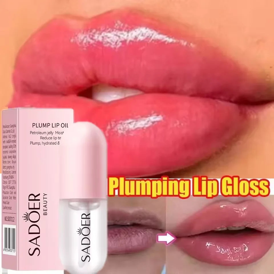 Huile essentielle repulpante pour les lèvres Soin des lèvres instantané et sexy Nourrissant Antirides Hydratant Brillant à lèvres repulpant ultime Sérum Cosmétiques