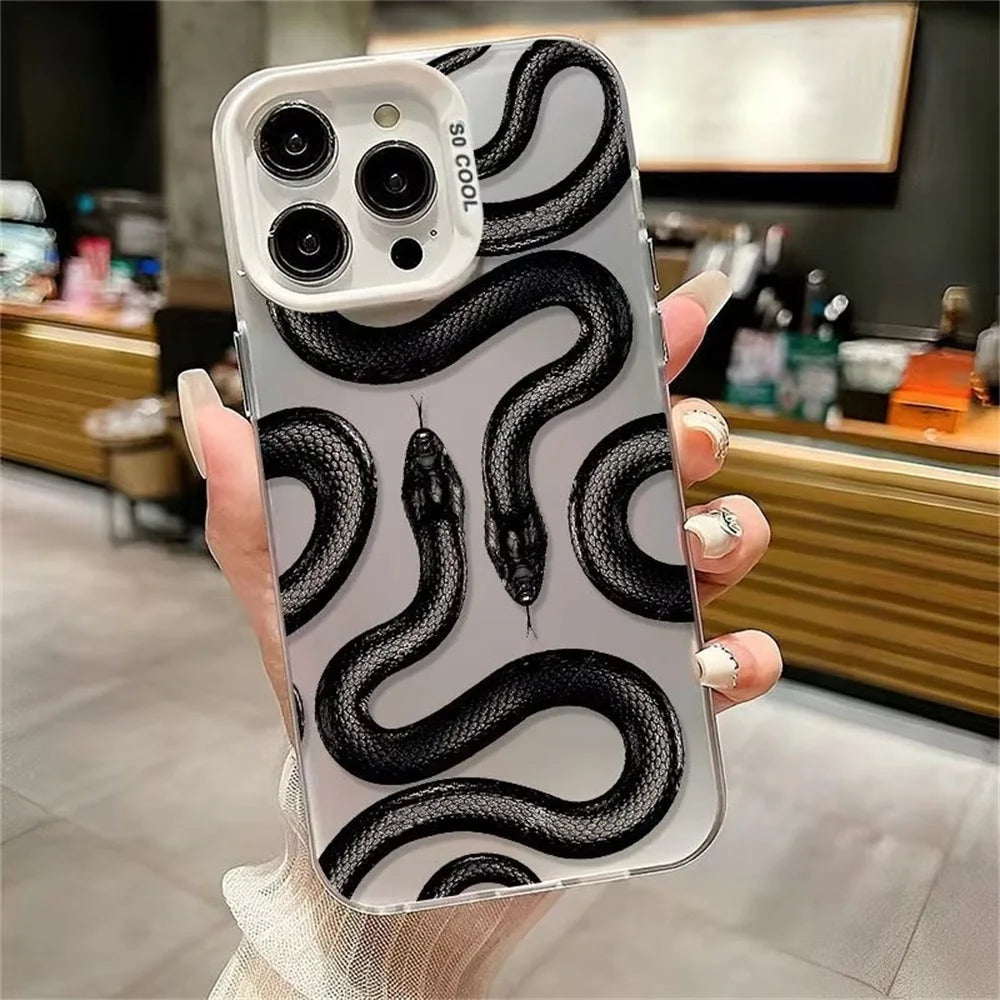 Funda para teléfono con estampado de leopardo