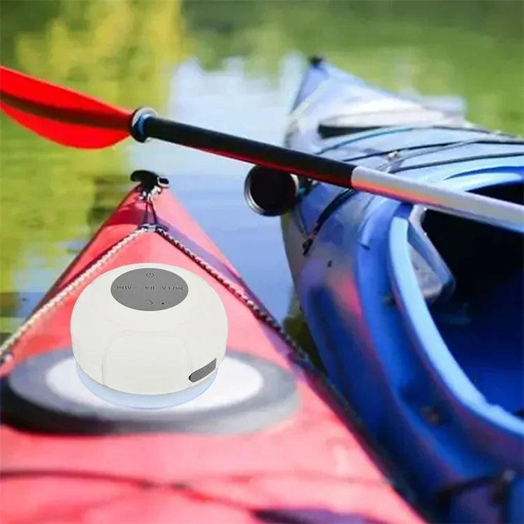 Enceinte Bluetooth sans fil étanche avec ventouse pour voiture et douche