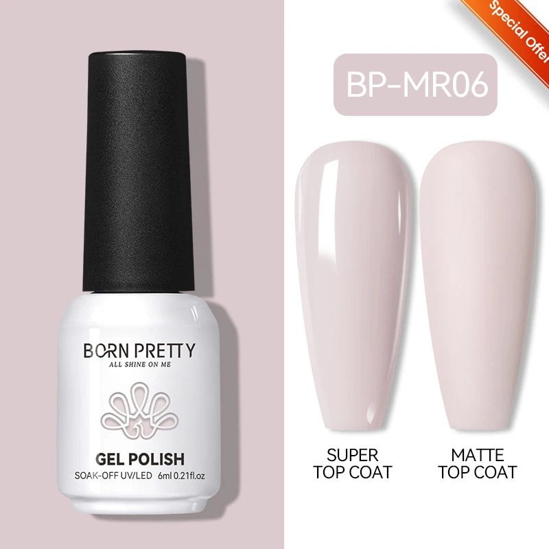 BORN PRETTY 10ml Reflective Glitter Gel Nail Polish Carat Mirage Sparkling Color Shine UV LED Soak Off Semi-Permanant Varnish