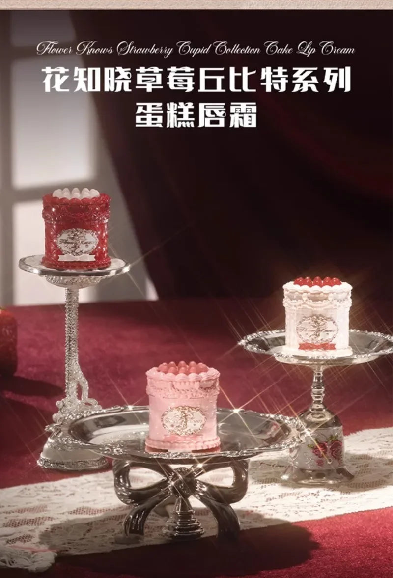 Rouge à lèvres Flowerknows Strawberry Cupid Cake Matte Velvet Lipgloss Lip Mud Makeup Korean Flower Know Lip Cream pour filles et femmes