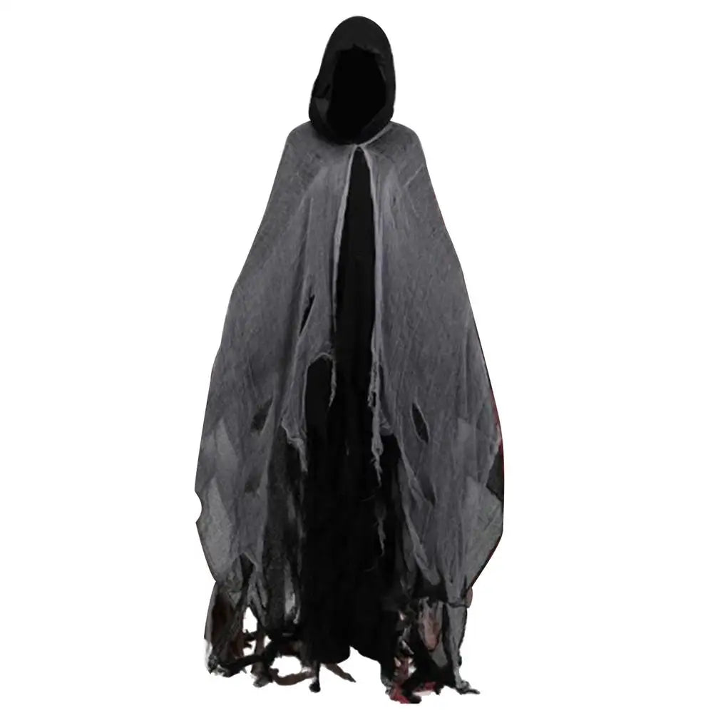 Halloween Cape Unisex Halloween Ghost Dementors Cosplay Costume Horror Dress Up Cape Halloween Horror Costume Cloaks Props