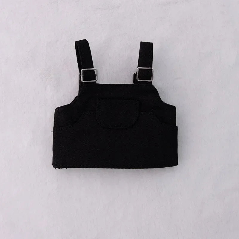 Vêtements de poupée Labubu Big Into Energy, combinaison d'été de remplacement avec chapeau de paille et ceinture pour Ropa Labubu