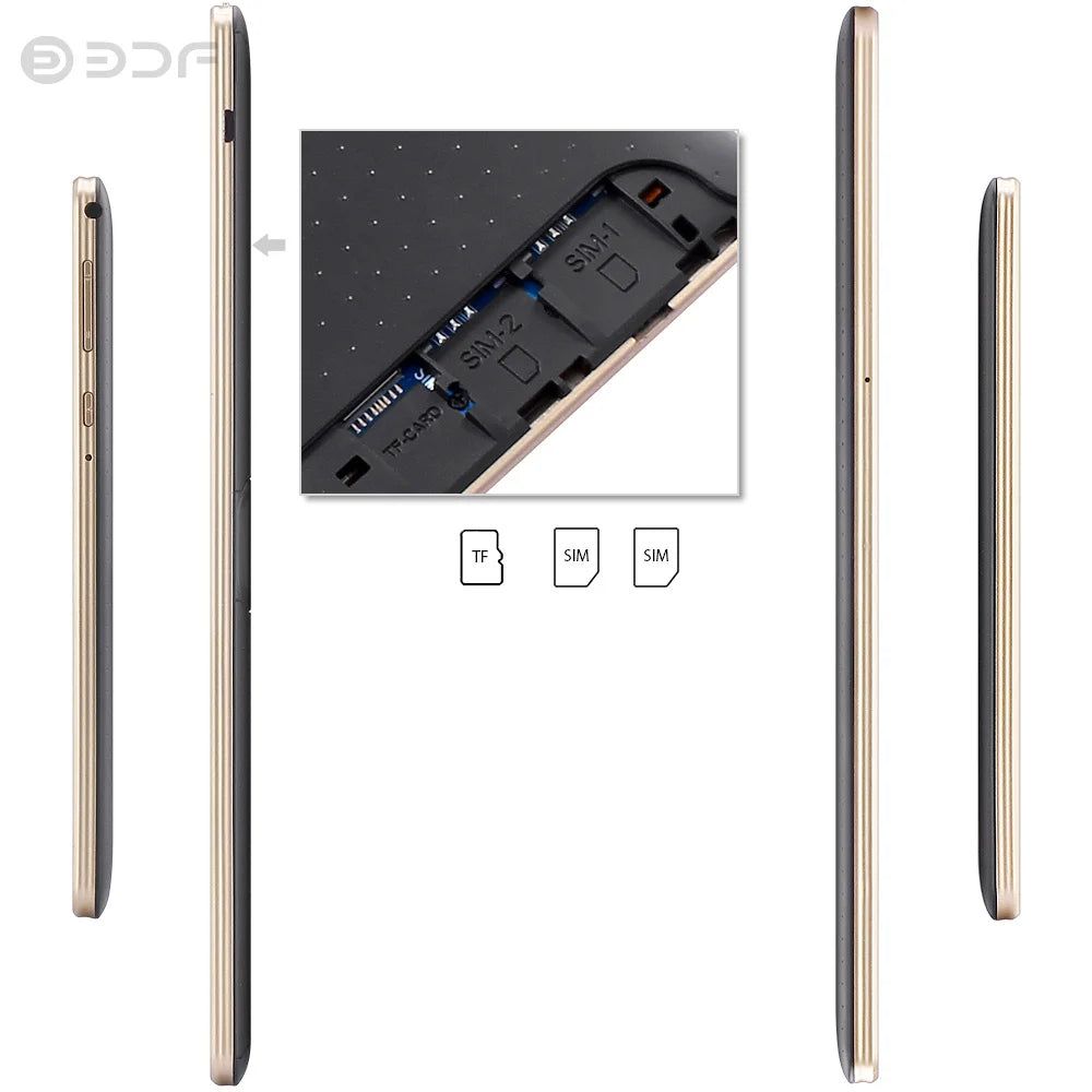 Nouvelle version mondiale : tablette PC 10 pouces, 4 Go de RAM, 64 Go de ROM, Octa Core, double 3G, appels téléphoniques, Wi-Fi, Bluetooth, Google Play, tablettes Android