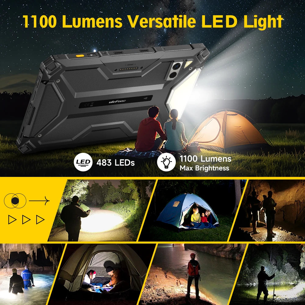 Tablette robuste Ulefone Armor Pad 4 Ultra 5G, écran 10,36 pouces, 2K, jusqu'à 16 Go de RAM, 256 Go de ROM, Android 14, 11 800 mAh