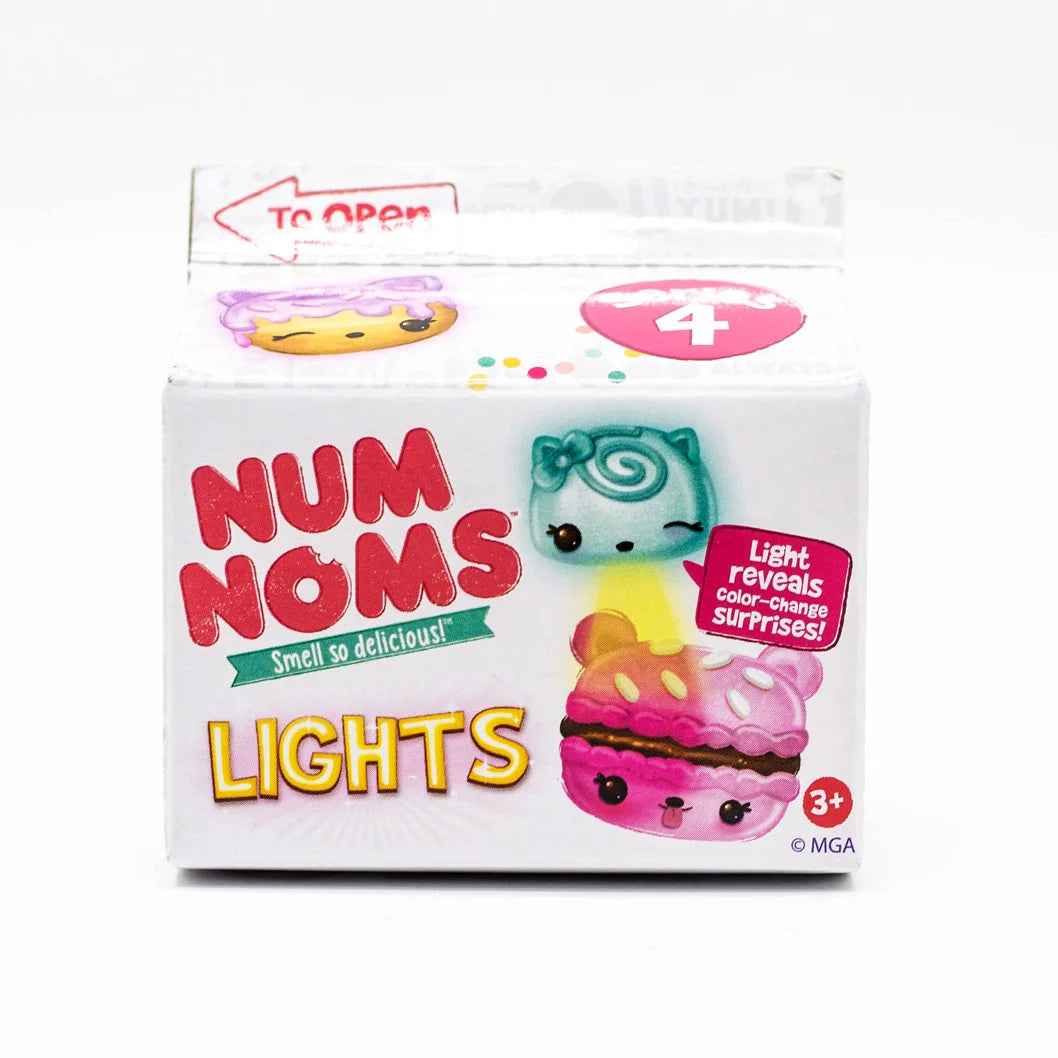 Esmalte de uñas NumNoms, brillo labial perfumado, iluminado, colección de juguetes Num Nom, adorables muñecos de animales, casa de juegos divertida, regalo de cumpleaños para niños