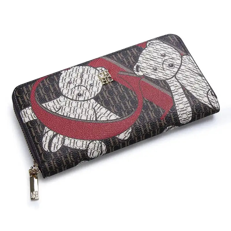 CH High Quality Luxury Women's Handbags Square Wallet Classic Vintage Folding Printed Monogrammed Design Design Fashion Premium - Lootquake