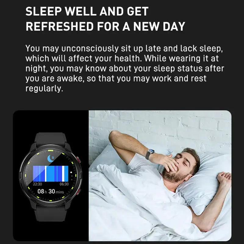 Outdoor Compass GPS Positioning Smartwatch Sports Health Fitness Detection IP68 Waterproof Multi-sport Music Control Smart Watch - Lootquake