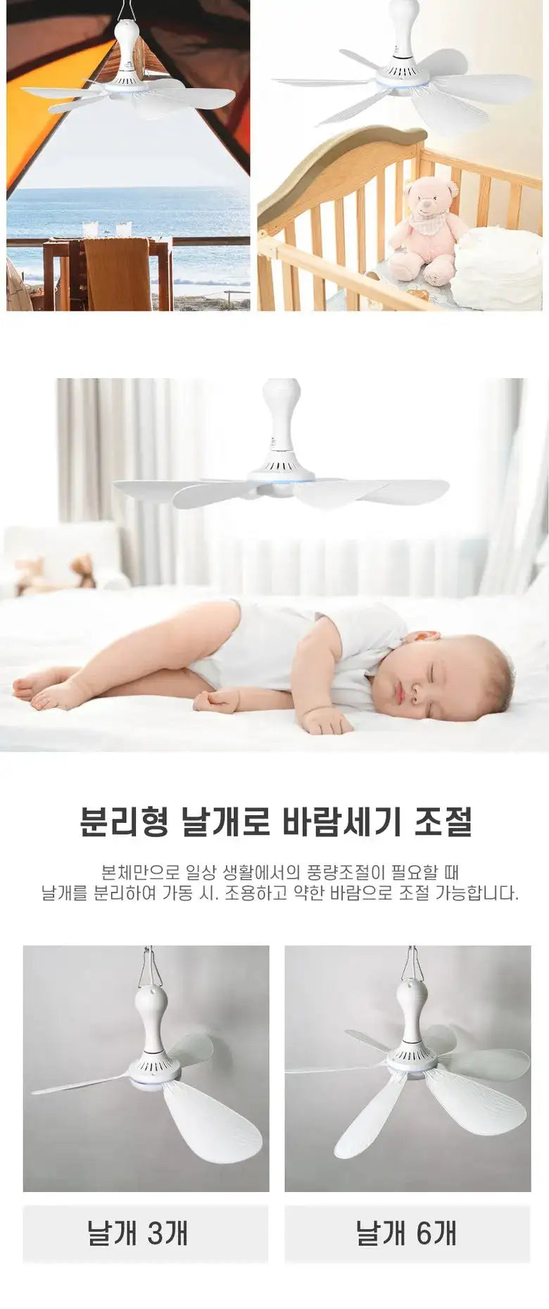 Silent 6 Leaves USB Powered Ceiling Canopy Fan with Remote Control Timing 4 Speed Hanging Fan for Camping Bed Dormitory Tent New - Lootquake