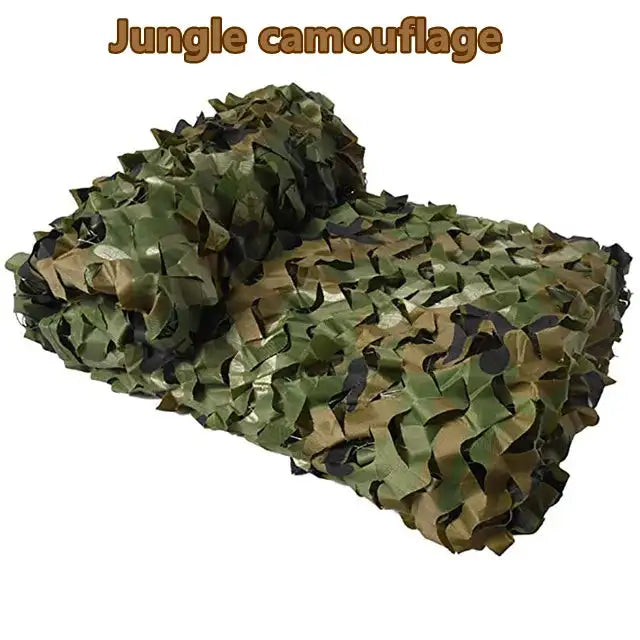 Military Camouflage Net Camouflage Net Military Net Shade Net Hunting Garden Car Outdoor Camping Shade Tent 2x2m/3x6m4x5m - Lootquake
