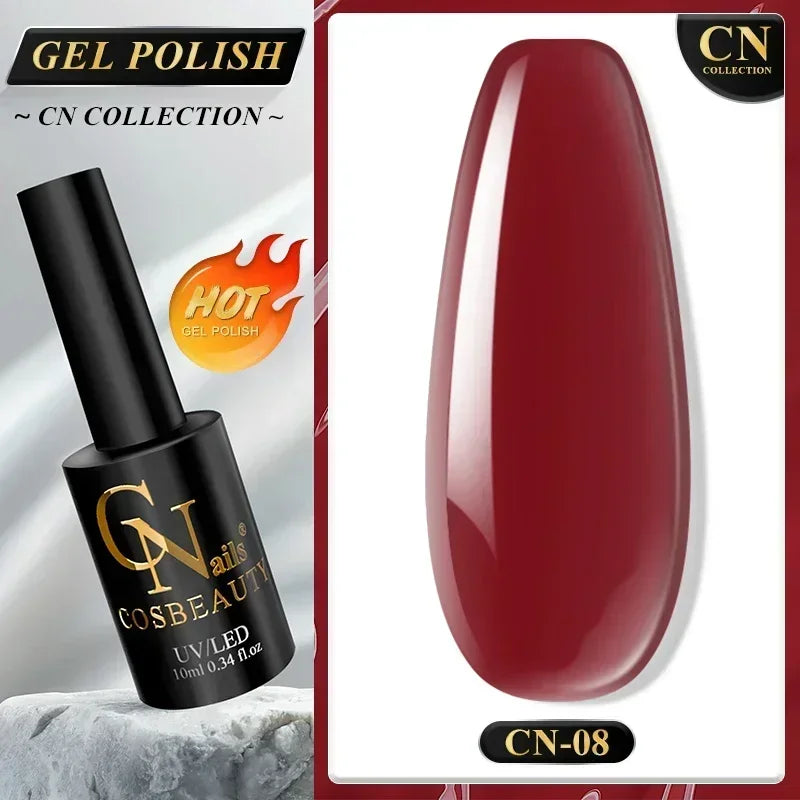 Esmalte de uñas CNails sin necesidad de limpiar, capa superior de gel transparente, capa base de gel, barniz de secado rápido, capa superior UV/LED, accesorios para decoración de uñas, esmalte de uñas mate