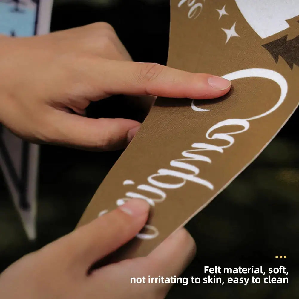 Outdoor Camping Tent Pennant Flags Picnic Canopy Atmosphere Decorations Camp Hanging Flags Holiday Scene Felt Bunting - Lootquake