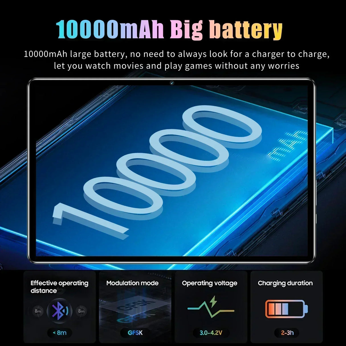 Tablette PC HD4K Pad 6 Pro originale de 2024 pouces, Android 13, 12 Go + 512 Go, 10 000 mAh, Snapdragon 888, Bluetooth, WiFi