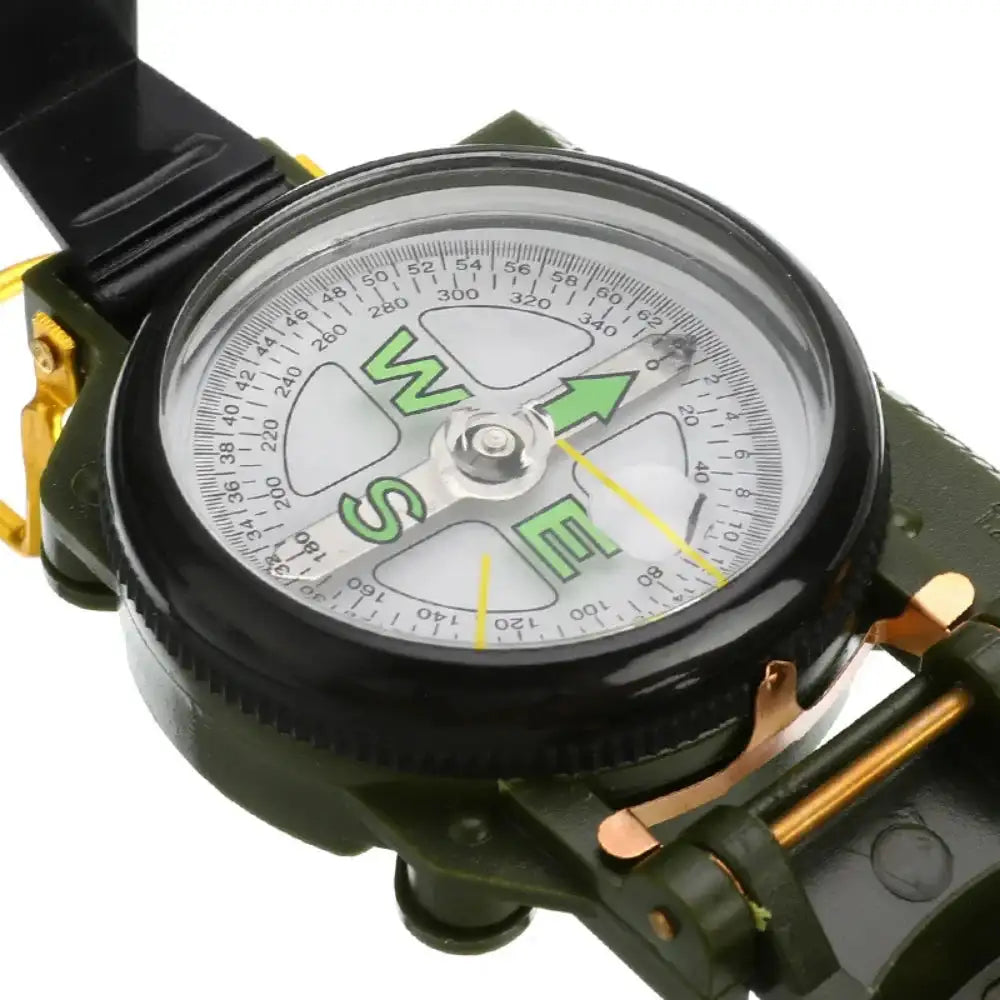 Waterproof High Precision Compass Outdoor Gadget Sports Hiking Mountaineering Professional Metal Sight - Lootquake