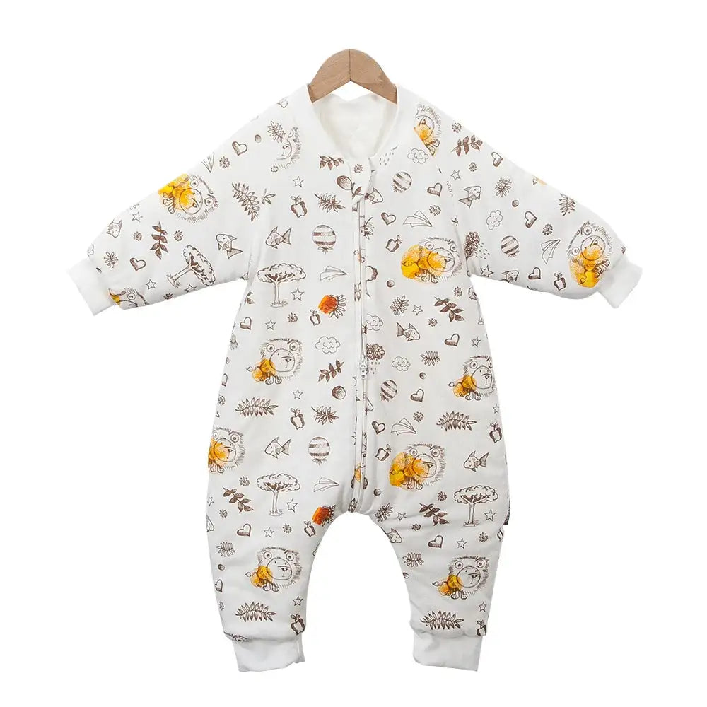 Saco de dormir para bebé con estampado de flores, pijama para caminar y jugar, 2,5 tog de grosor, para invierno, para mantener el calor, de 1 a 4 años