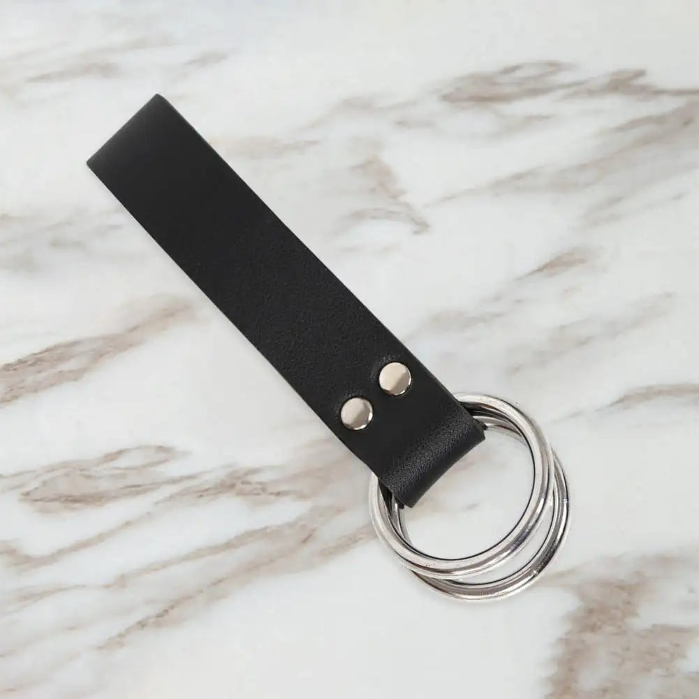 Skirt Hook Strap Medieval Belt Skirt Hikes Double Ring Faux Leather Loop Renaissance Accessory for Women's Long Dress Fixation - Lootquake