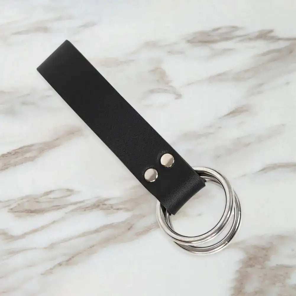 Skirt Hook Strap Medieval Belt Skirt Hikes Double Ring Faux Leather Loop Renaissance Accessory for Women's Long Dress Fixation - Lootquake