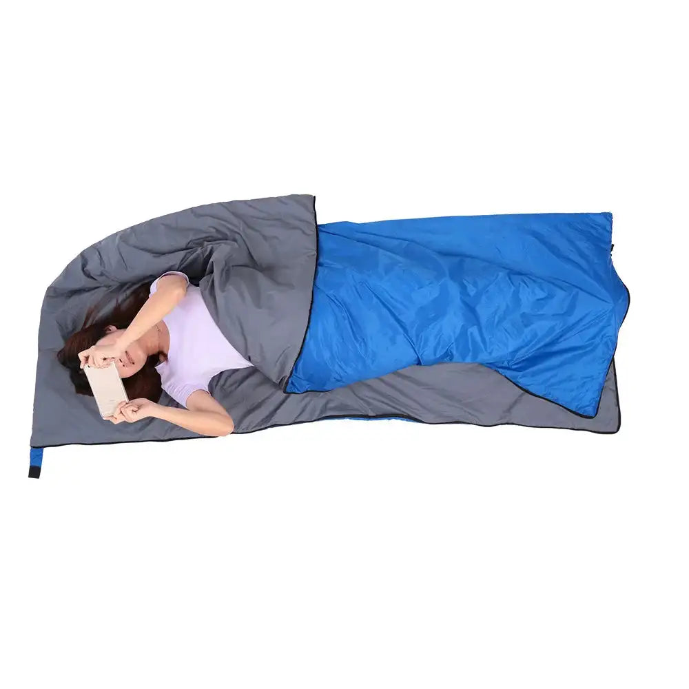 Saco de dormir portátil para exteriores Lixada de 190 x 75 cm, para acampar, viajar, senderismo, multifunción, ultraligero, 680 g, para mochileros.