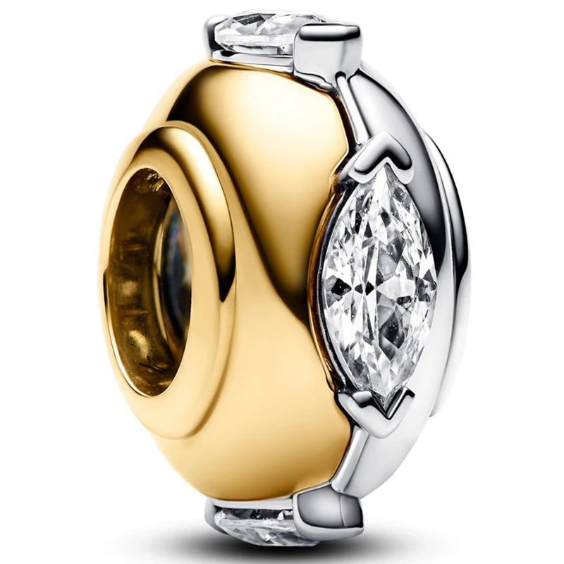 925 Silver Valentine's Day Snake Year Series Pendant Suitable for 925 Sterling Silver Original Women's Bracelet DIY Jewelry Gift - Lootquake