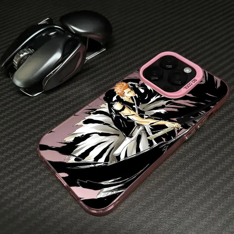 Bleach Ichigo Kurosaki Rukia Anime Coque Phone Case