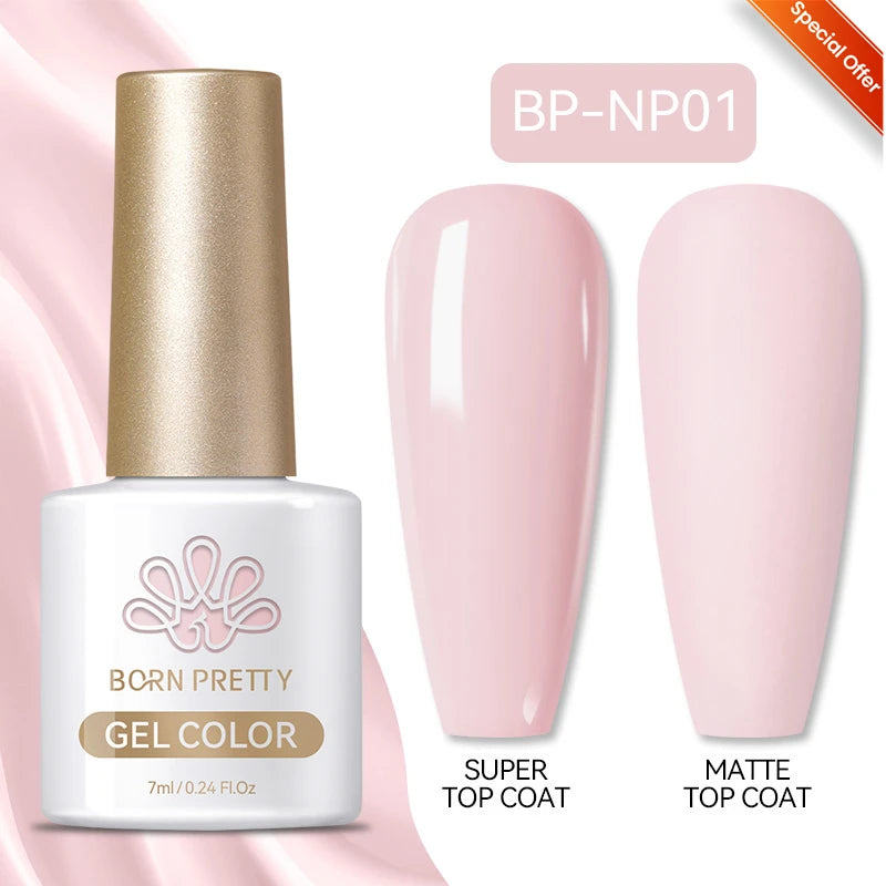 BORN PRETTY 10ml Reflective Glitter Gel Nail Polish Carat Mirage Sparkling Color Shine UV LED Soak Off Semi-Permanant Varnish