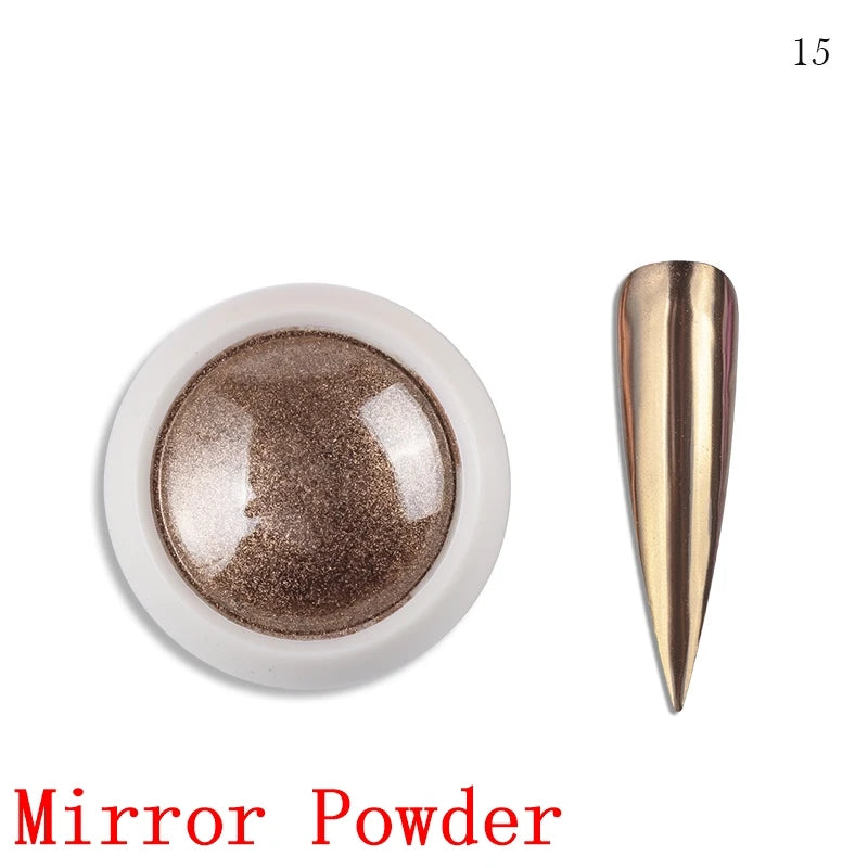 8ml Silver Mirror Metallic Nail Gels Polish UV Soak Off Paint Gel Polish Flower Drawing Gold Superbright Nails Lacquer UV Gel #*